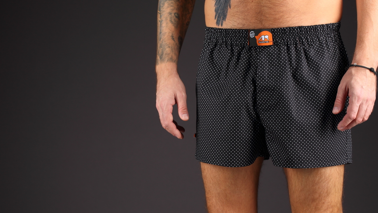 Boxerky Black Dot