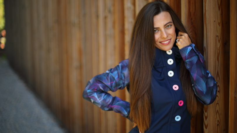 Buttonberry Blue Lines